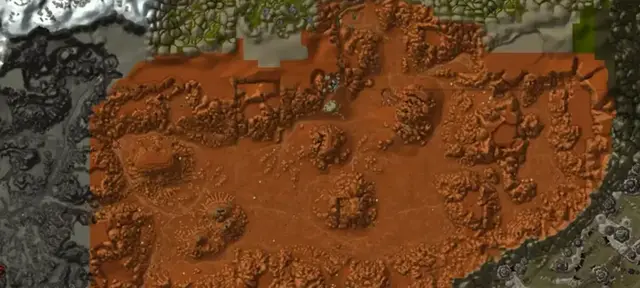 Badlands terrain overview