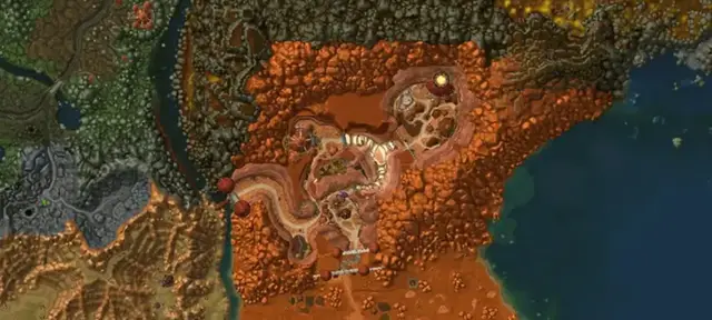 Orgrimmar terrain overview