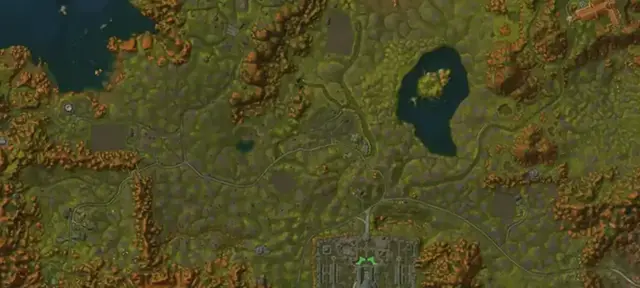 Tirisfal Glades terrain overview