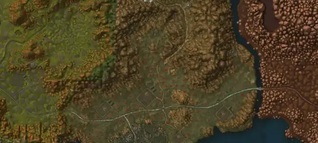 Western Plaguelands terrain overview